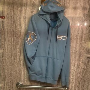 Reebok Light Blue Pittsburgh Penguins Sidney Crosby Hoodie